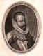PARMA: Alexander (Alessandro) Farnese, 3.Herzog von Parma und Piacenza, spanisch, um 1600, KUPFERSTICH: