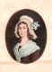 Corday (d'Armont), Marie Anne Charlotte de, 1768 - 1793, Portrait, STAHLSTICH koloriert:, ohne Adresse, um 1880.
