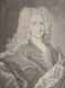 Leyser, Augustin Freiherr von, 1683 - 1752, Wittenberg, Wittenberg, Jurist, Herr auf Nudersdorf. 1712 Prof. in Helmstedt, 1717 zugl. Hofgerichtsassessor in Wolfenbttel, 1729 Prof. in Wittenberg., Portrait, KUPFERSTICH:, Rosbach sc.