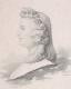 Lamartine, Mme. de (mre),   - , Portrait, KUPFERSTICH:, T. Richomme del.   E. Conquy sc.  [um 1830]