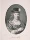 DÄNEMARK: Leonore (Eleonore) Christine, Prinzessin von Dänemark, Gräfin von Schleswig-Holstein, 1621 - 1698, Portrait, LITHOGRAPHIE:, Tegner & Kittendorff's lith. Inst.  [um 1860]