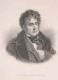 Chateaubriand, Francois-Ren, vicomte de, 1768 - 1848, Portrait, STAHLSTICH:, ohne Adresse