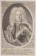 Wallis, Georg Oliver Graf von, 1673 - 1744, Portrait, KUPFERSTICH der Zeit:, ohne Adresse