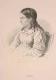 Arnim, Elisabeth von (Bettina genannt), geb. Brentano, 1788 - 1859, Portrait, STAHLSTICH z.Tl. punktiert:, G. Wolf in Weimar sc. [1854]