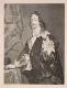 ENGLAND: Karl (Charles) I., König von England u. Schottland, 1600 - 1649, Portrait, STAHLSTICH:, Ant. v. Dyck pinx. –  W. French sc.  [um 1860]