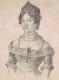 BADEN: Luise Marie Auguste, Prinzessin von Baden, 1793 (als Elisaveta Alexeievna) Kaiserin von Rußland, ohne Adresse, um 1830, LITHOGRAPHIE: