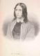 Beecher-Stowe, Harriet, 1812 - 1896, Portrait, STAHLSTICH:, ohne Adresse,  um 1855