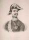 SAVOYEN: Viktor Emanuel (Vittorio Emanuele) II., Herzog von Savoyen, 1849 König von Sardienien, 1861 König von Italien, Auguste Hüssener sc., STAHLRADIERUNG: