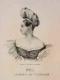 SACHSEN: Maria Luise Alexandrina, Prinzessin von Sachsen-Weimar, 1827 Prinzessin von Preuen, 1808 - 1877, Portrait, FEDER-LITHOGRAPHIE:, ohne Knstleradresse, um 1830.