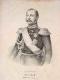 RUSSLAND: Alexander II. Nikolajewitsch, Kaiser von Ruland, 1818 - 1881, Portrait, LITHOGRAPHIE:, Monogramm: 
