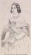 NEAPEL und SIZILIEN: Teresa Maria Cristina, Prinzessin von Neapel-Sizilien, 1843  Kaiserin von Brasilien, 1822 - 1889, Portrait, HOLZSTICH:, Monogramm: JL  [um 1845]